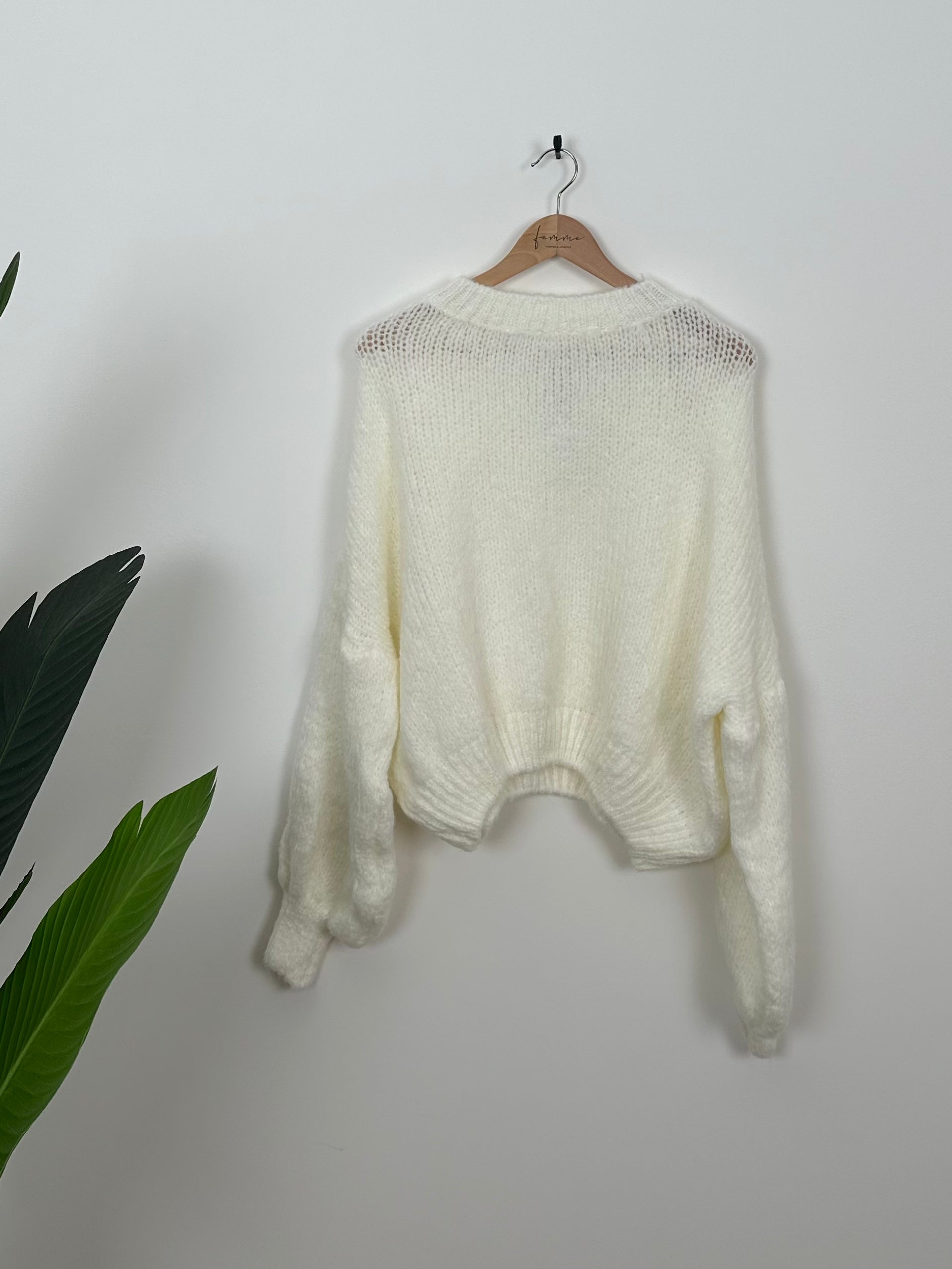 Pullover Frühlingsweiss (one size)