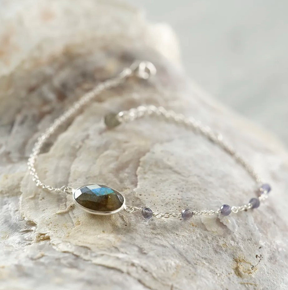 Promising Labradorite Iolite Bracelet SP