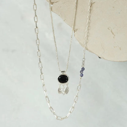 Encourage Labradorite Iolite Necklace SP