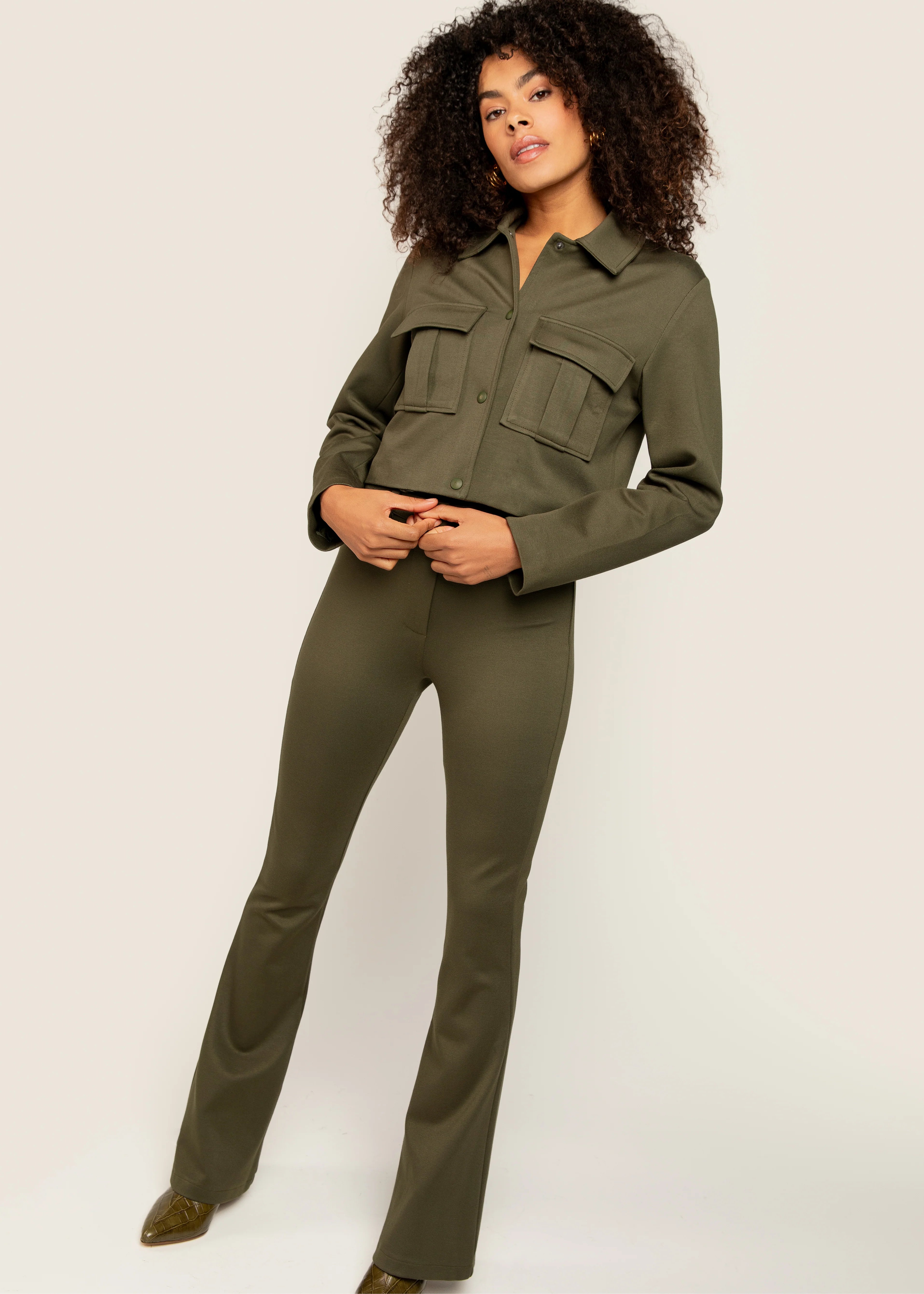 Plien Hose Army green