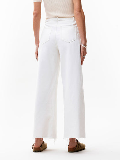 Cropped straight leg jeans Off White