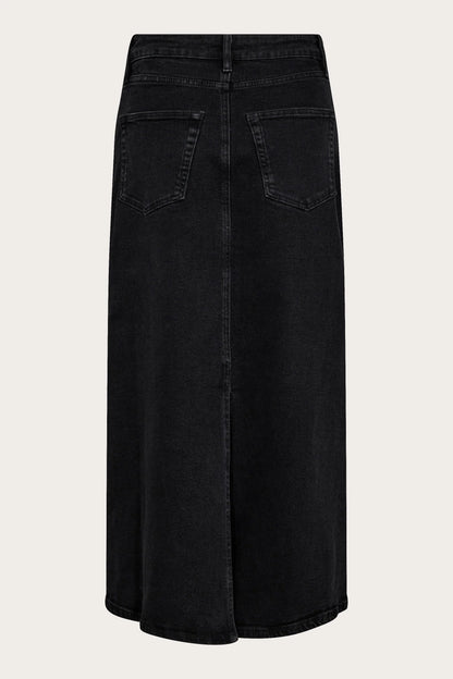 IVY-Zoe Maxi Skirt Wash Faded Black