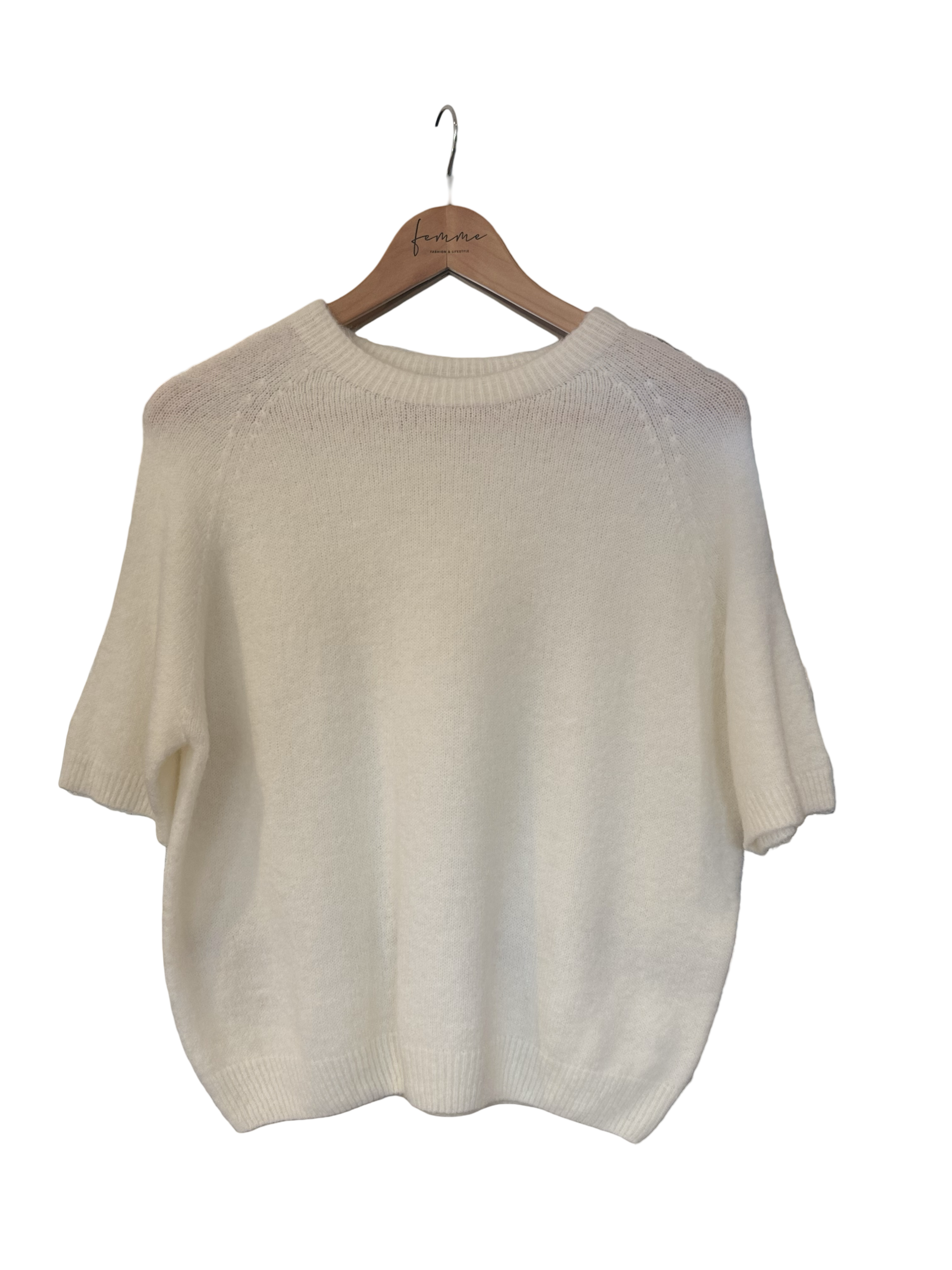 Kuscheliges Top One Size Creme (One Size)
