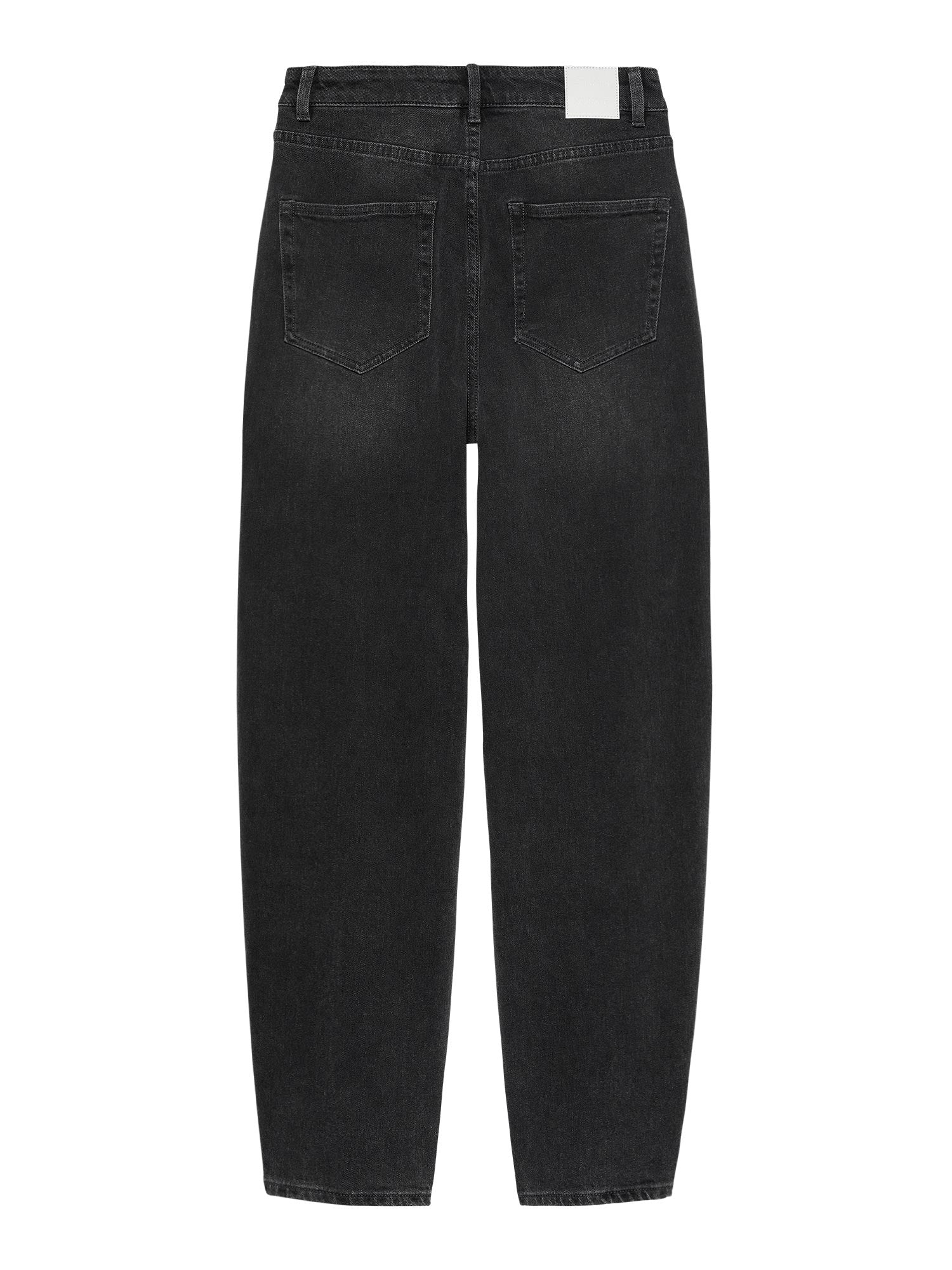 Barrel Fit Jeans Schwarz