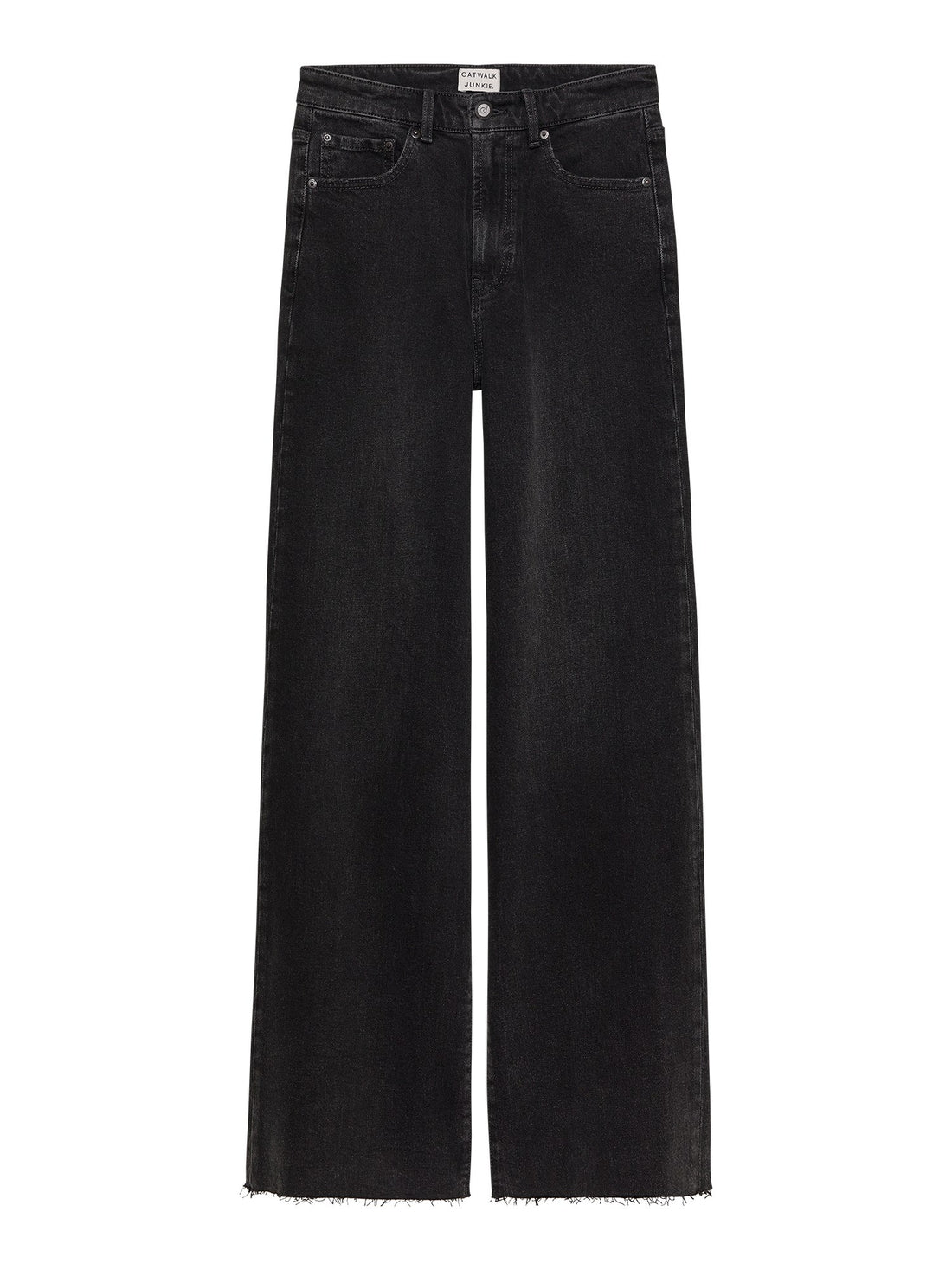 Loose Fit Jeans Washed Black