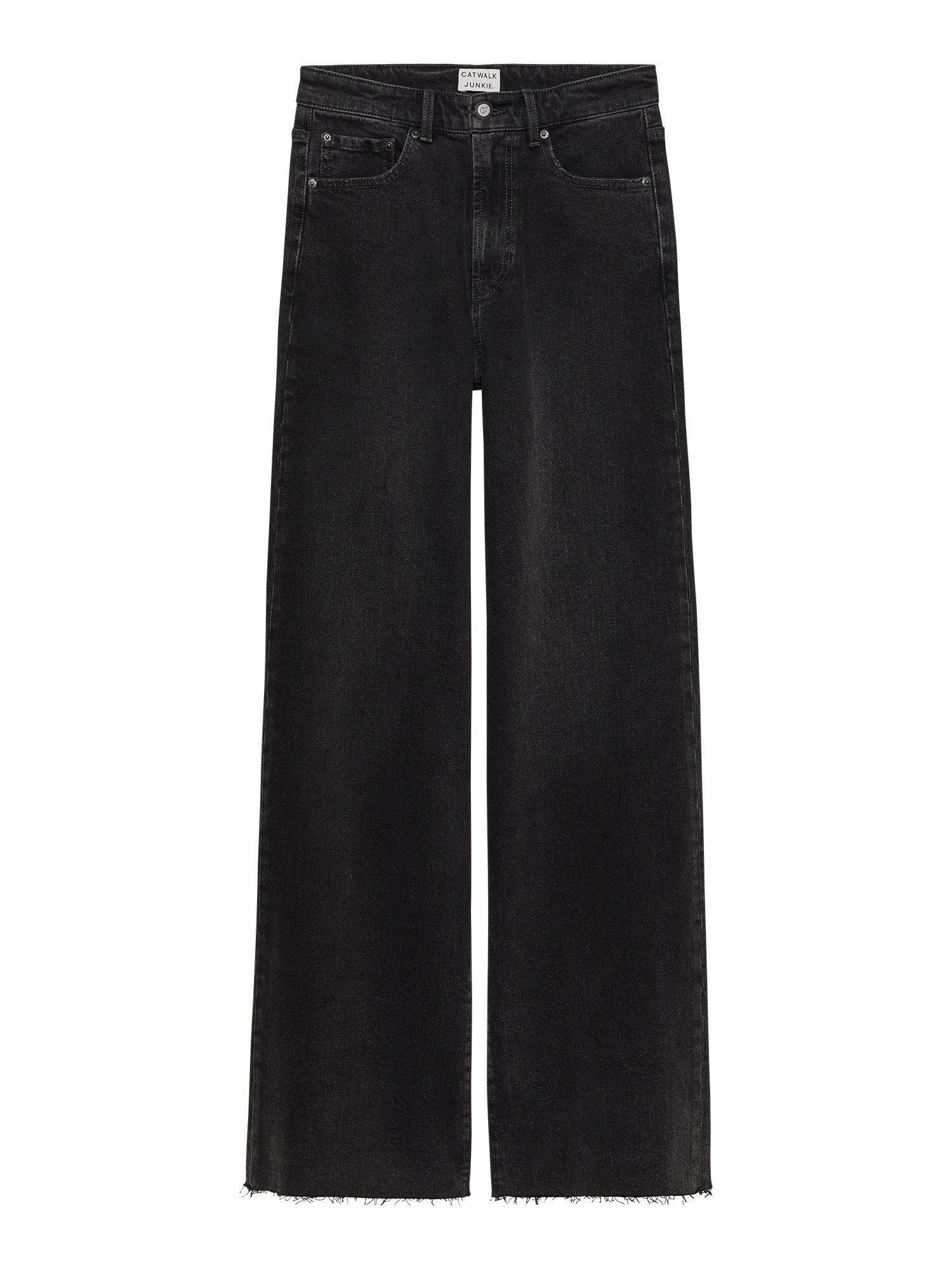 Loose Fit Jeans Washed Black