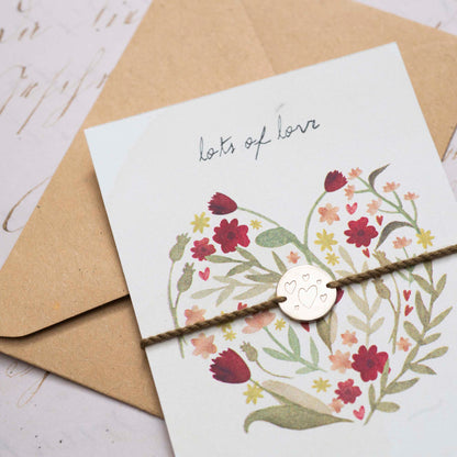 Schmuck Postkarte Blumen &