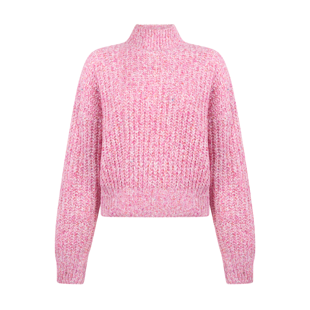 Dylan knitted pull l/s Raspberry melee