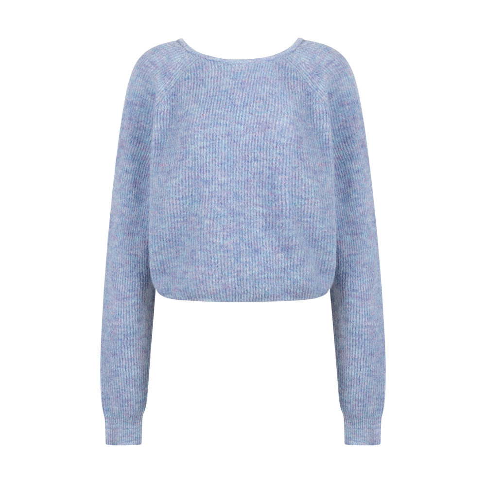 Adea knitted pull l/s Light blue melee