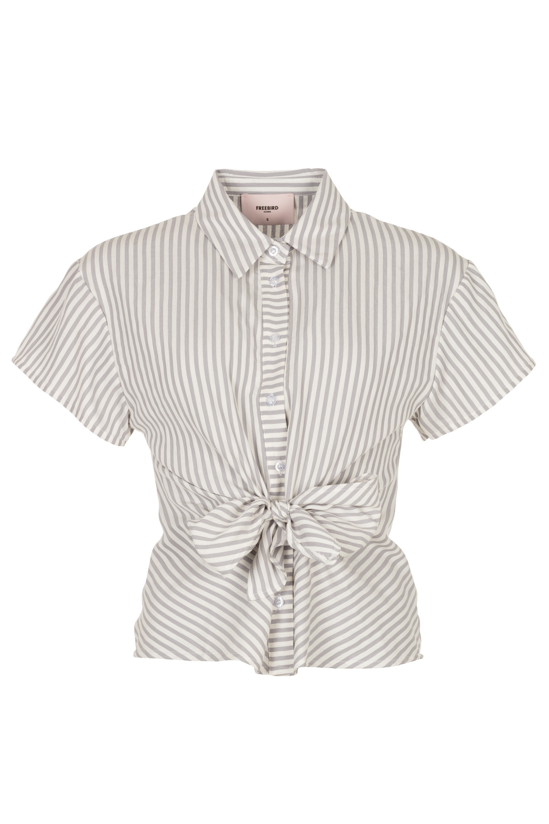 Blouse Telia Grey/White