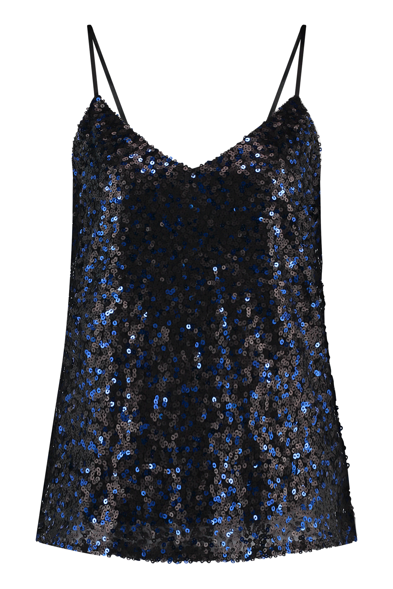 Singlet Yasmine Black/ Blue