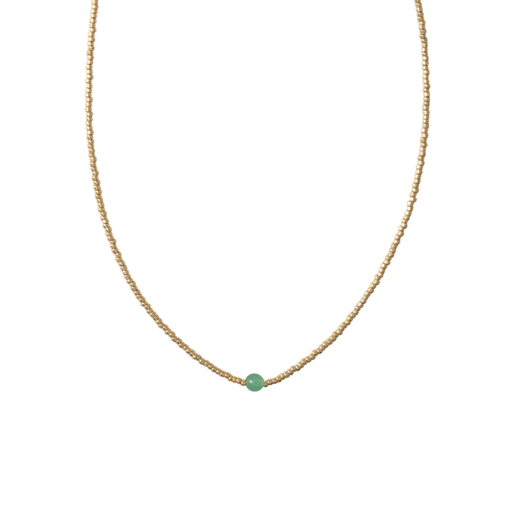 Flora Aventurine GC Necklace