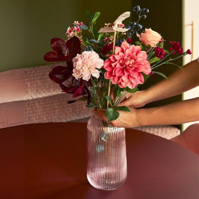 Klassiker künstlicher Bouquet - Burgund