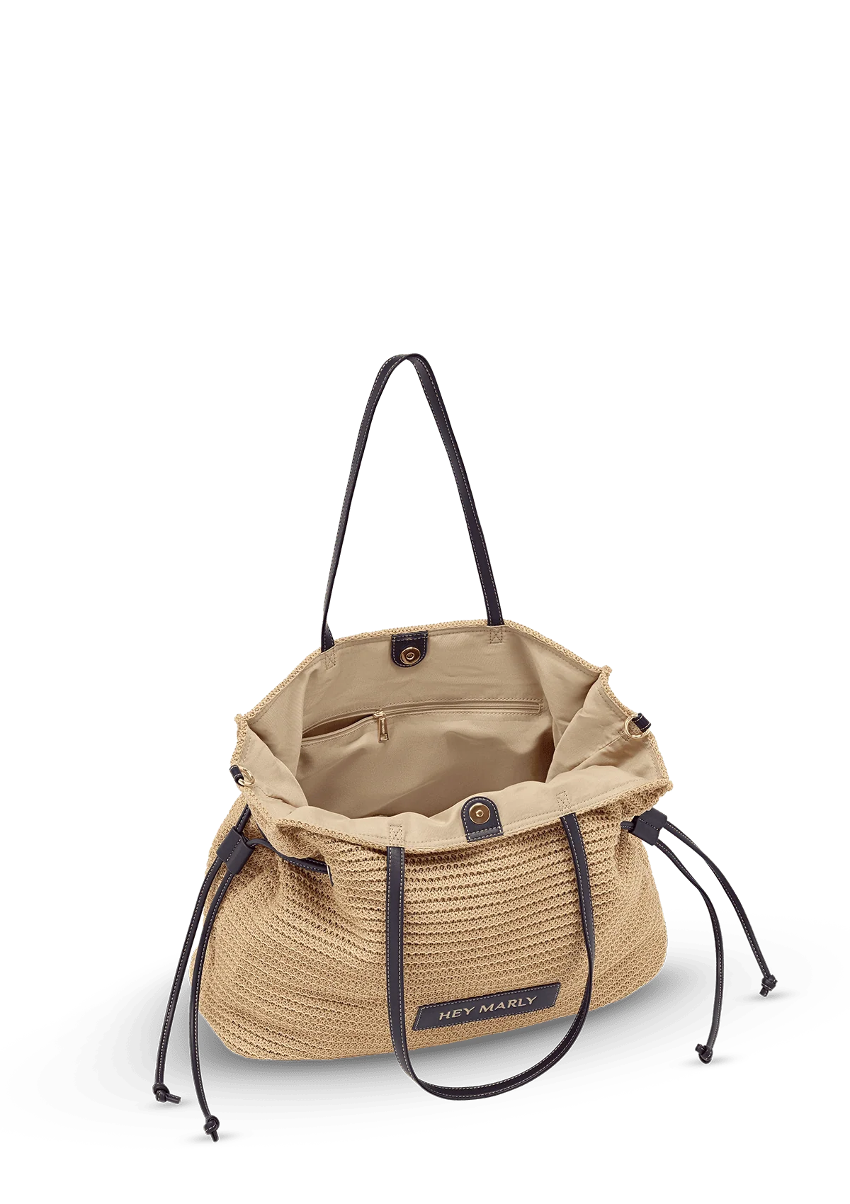 Cool Companion Straw L Sand-Black