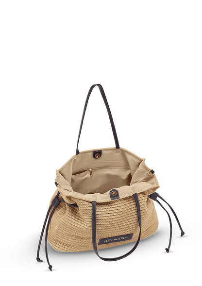 Cool Companion Straw L Sand-Black