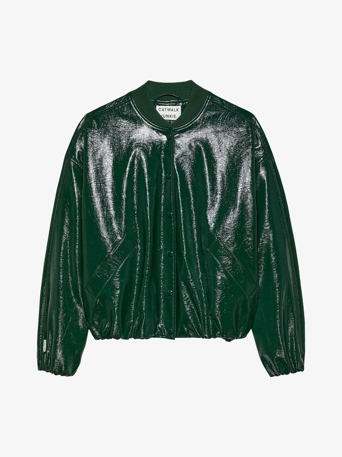 Tuck in varsity jacket Pine Forest