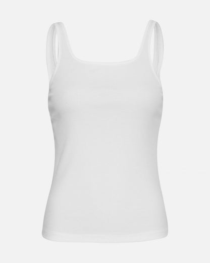 MSCHBetrina Rib SL Top Bright White