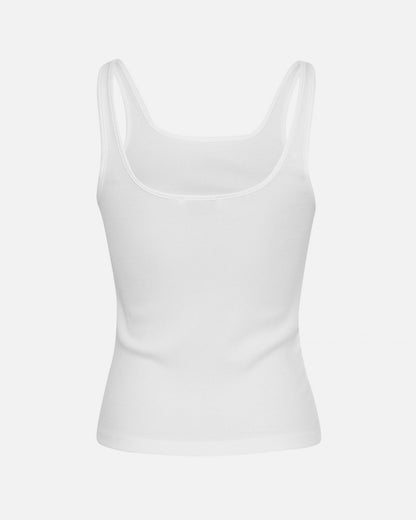 MSCHBetrina Rib SL Top Bright White