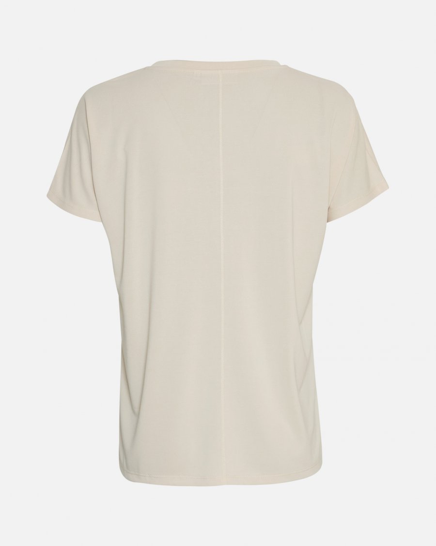 MSCHFenya Modal V Neck Tee Oat Meal