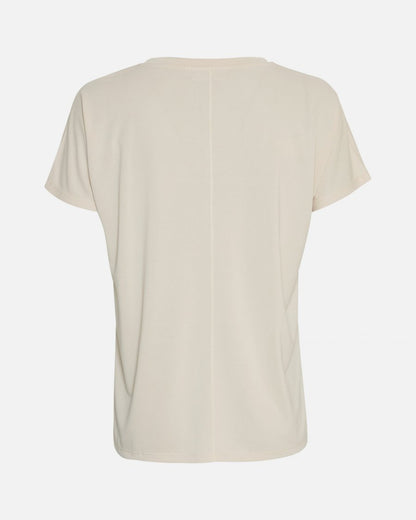 MSCHFenya Modal V Neck Tee Oat Meal