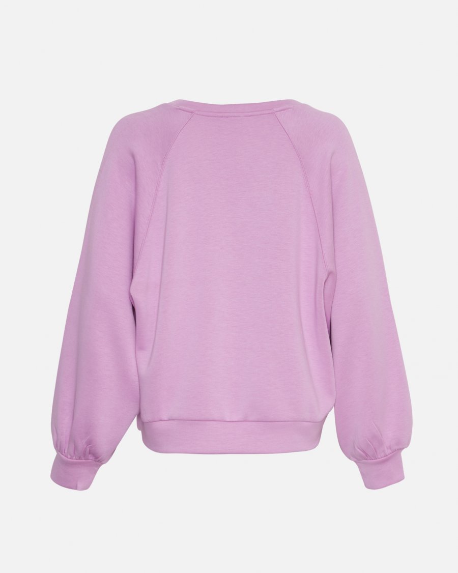 MSCHNelina Ima Q Raglan V Sweatshirt Violet Tulle