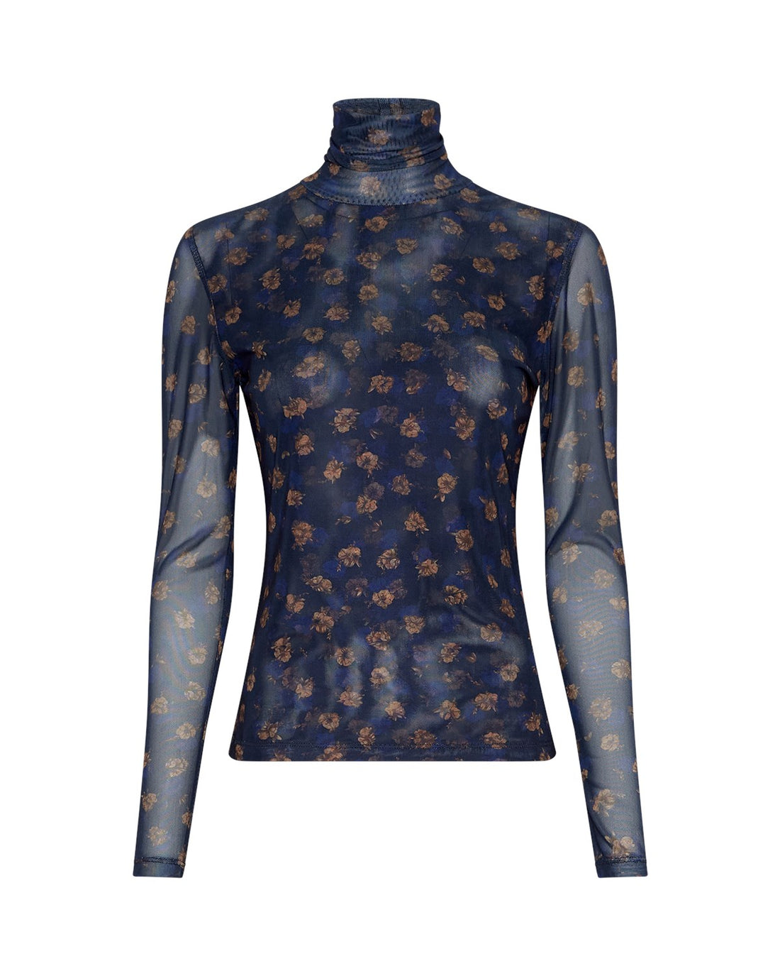 MSCHGinie Illenora Top AOP Mari Blue Flwr