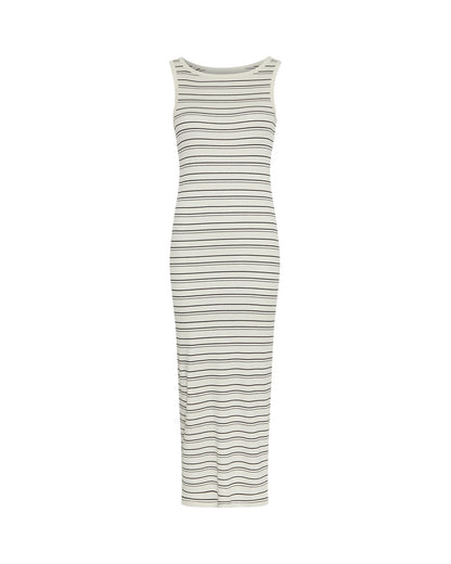 MSCHGubbi Rasmia SL Dress STP Turtledove Blk