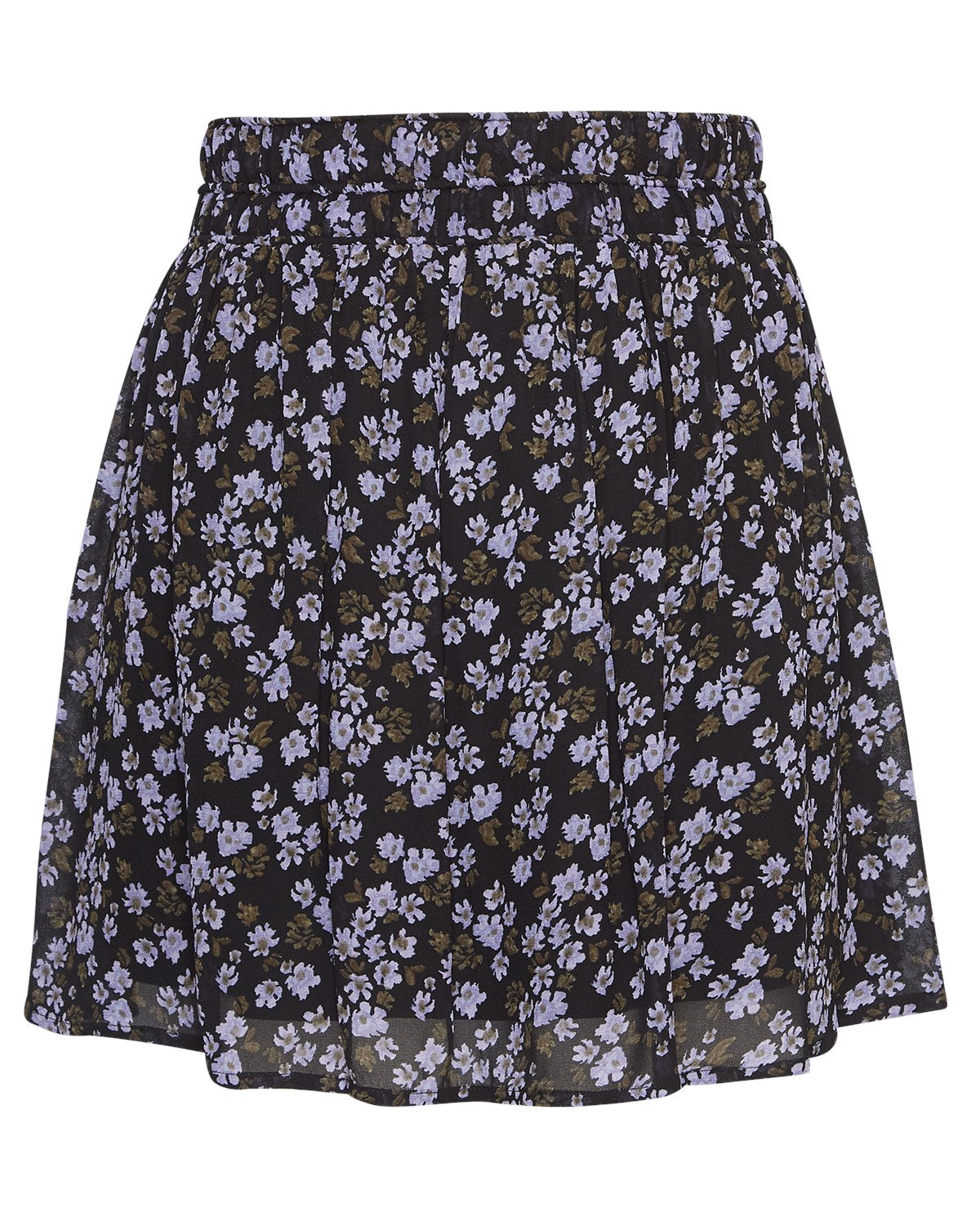 MSCHKasandra Orabella Skirt AOP Lavender V Flw