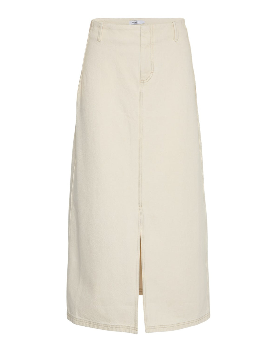 MSCHPhelina Ida HW Denim Skirt Oatmeal