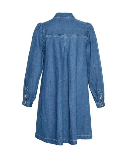 MSCHShayla Shirt Dress Mid Blue