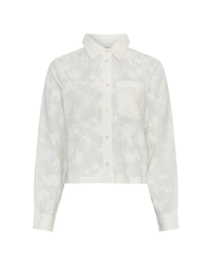 MSCHSylvia Shirt EMB Egret