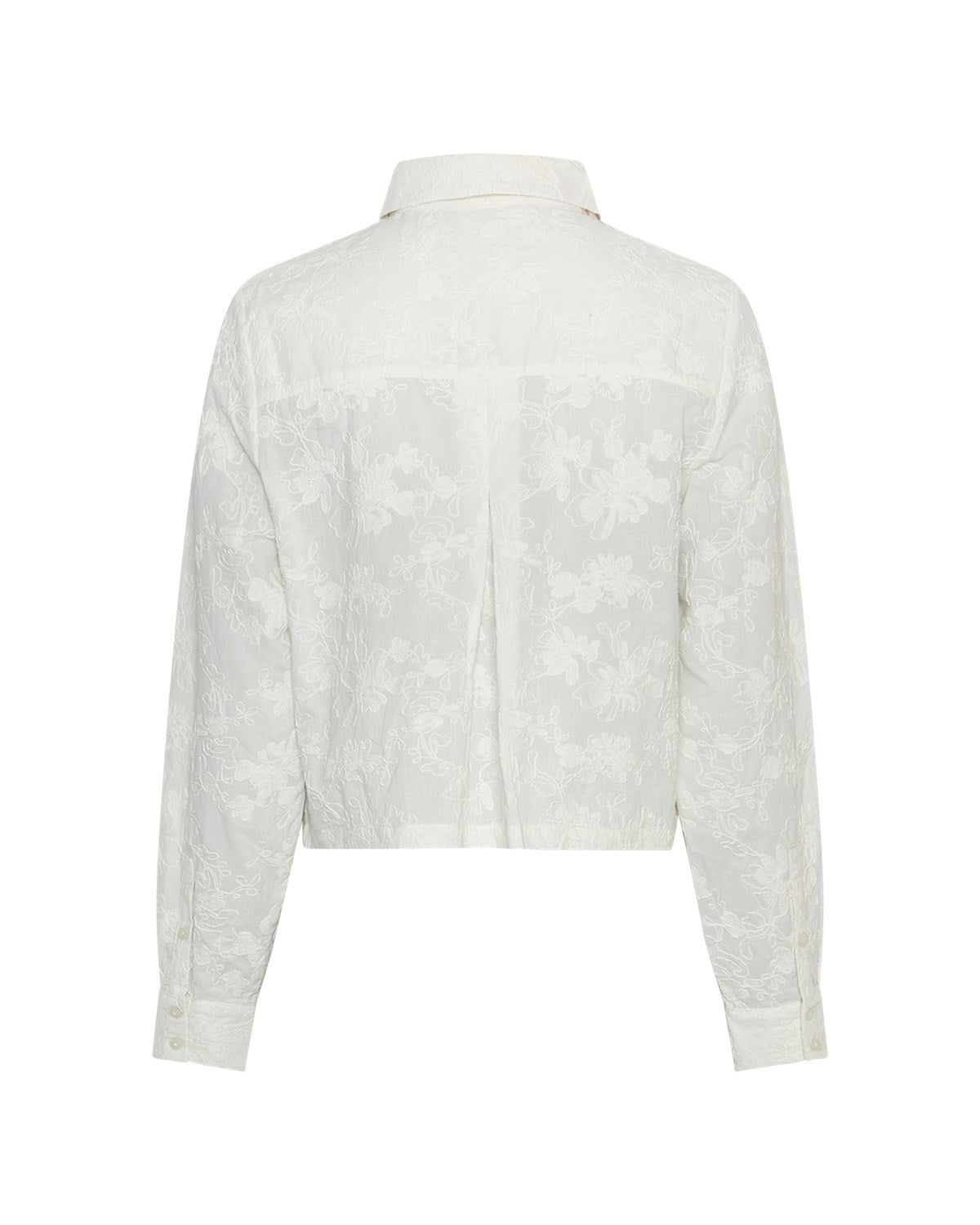 MSCHSylvia Shirt EMB Egret
