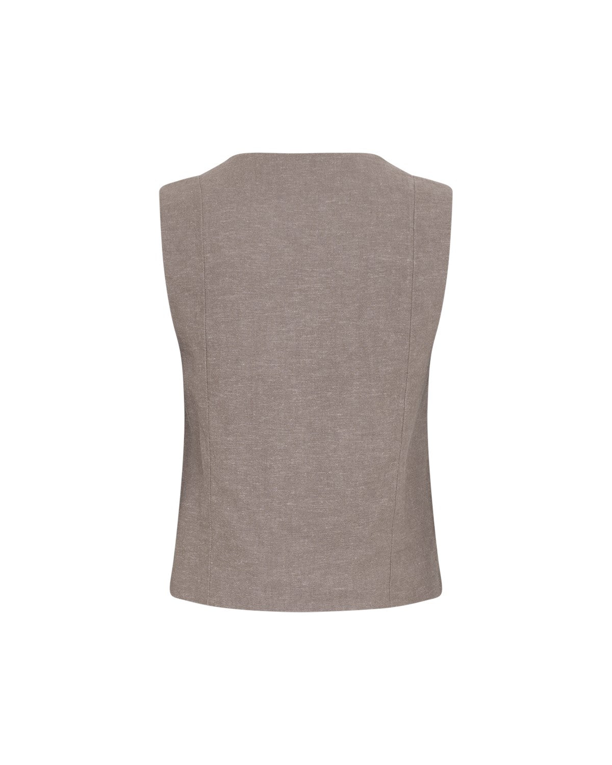 MSCHViana Ginia V Neck Waistcoat Mountain T Mel