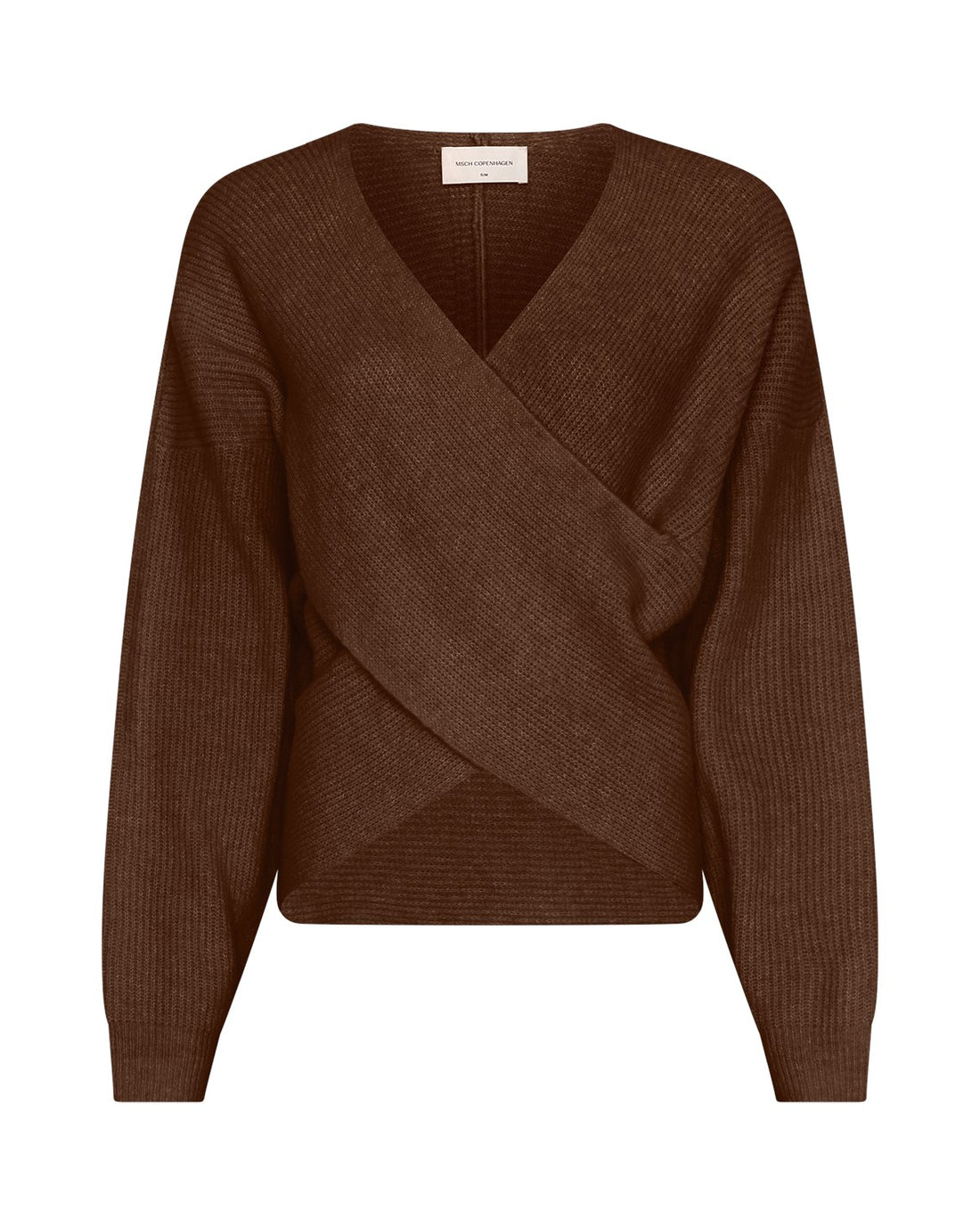 MSCHZinelle Hope Wrap Pullover Slate Black Mel