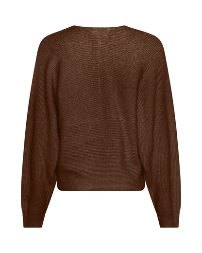 MSCHZinelle Hope Wrap Pullover Slate Black Mel