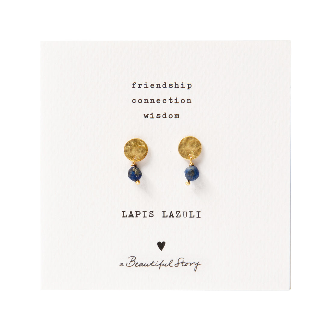Mini Coin Lapislazuli Gold Ohrringe