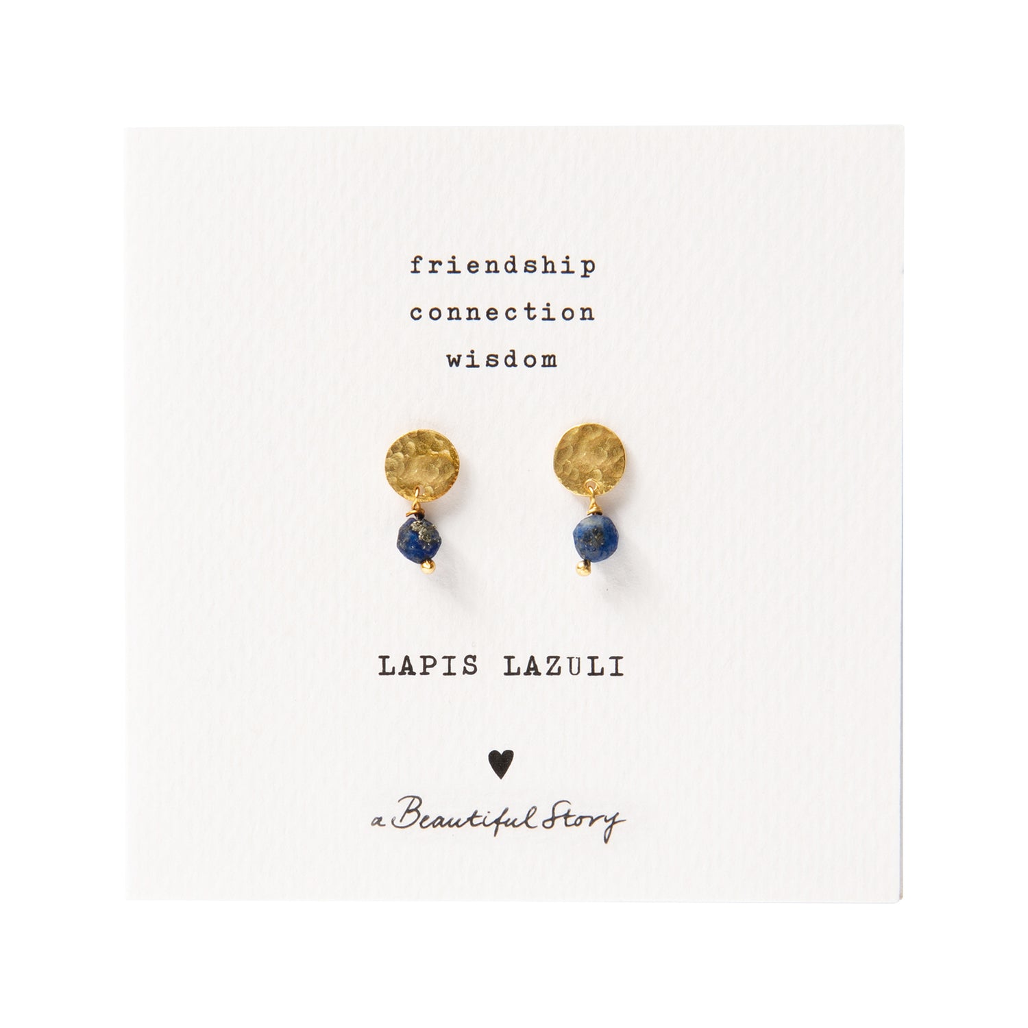 Mini Coin Lapislazuli Gold Ohrringe