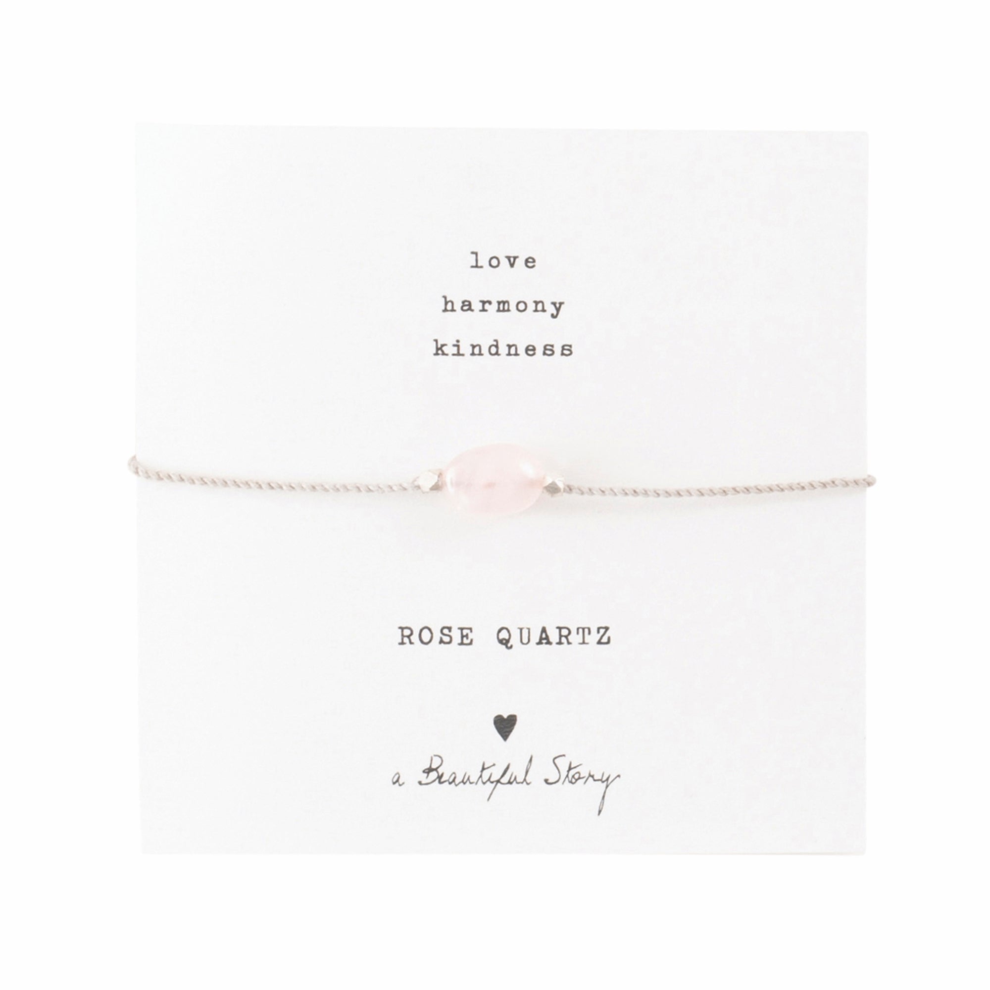 Gemstone card Rose Quartz