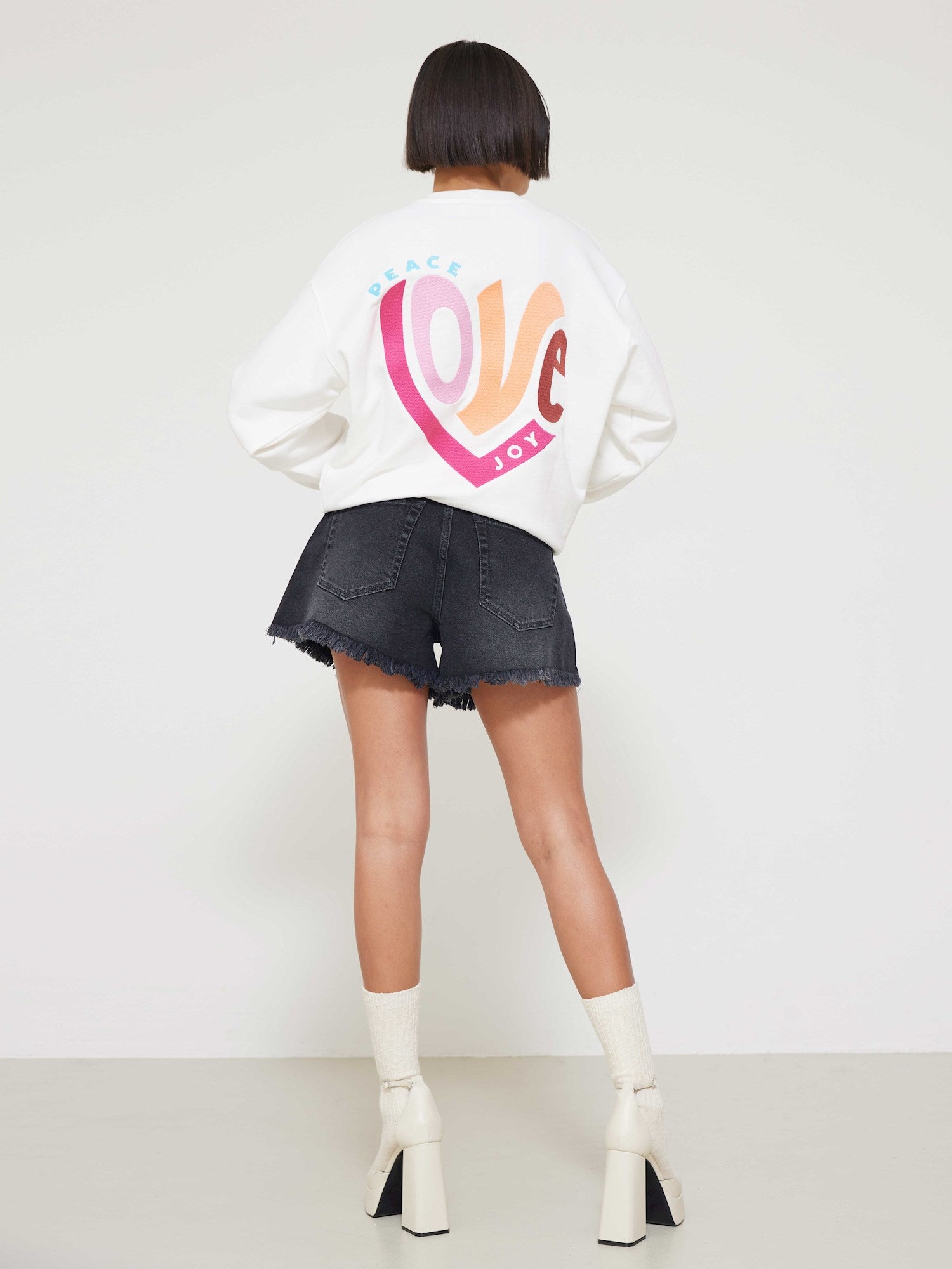 Sweater POWER OF LOVE Off White